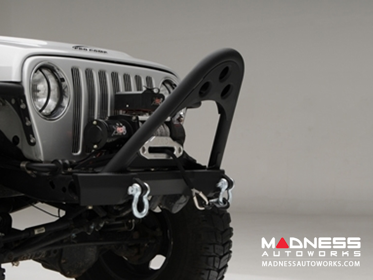 Jeep Wrangler JK SRC Stinger Bumper - Front - Black Textured